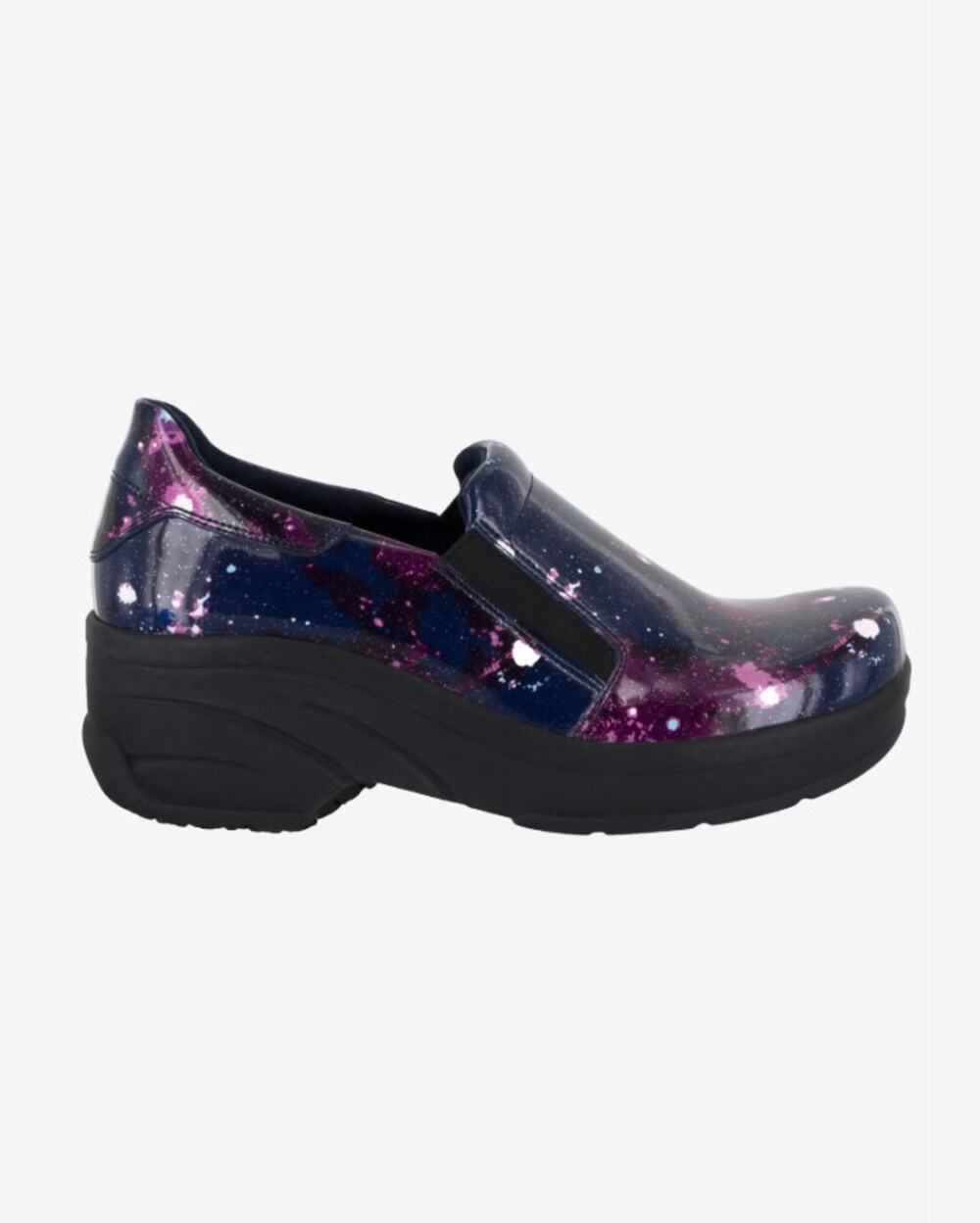EASY WORKS by Easy Street Size 8 Appreciate Clogs Purple Celestial